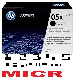 MICR HP CE505X Genuine