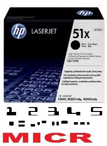 MICR HP Q7551X Genuine